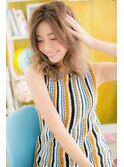 ふわぼさ感が絶妙 《コケティッシュミディ》