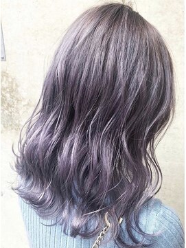 ローグ(LOGUE) 【LOGUE】外国人風ブルーラベンダー×シルバーMIX