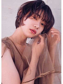 ロジェ(loje) [LOJE］ショートボブ×マロンカラー