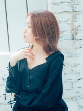 リソ 銀座(RISO) 伸ばしかけ外はねストレート