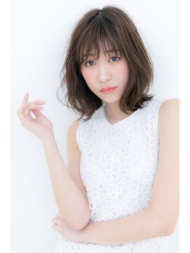 モッズヘア 越谷(mod's hair) 大人かわいい無造作カール黒髪小顔ネオウルフZ越谷20代30代40代