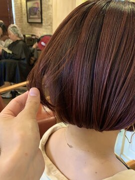 シャル 相模大野(shalu) 【ムラカミ】ブリーチ無しチェリーレッド≪shalu相模大野≫