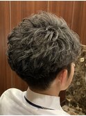 ビジネスアイロンパーマ