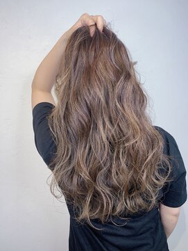 アンダーバーホワイト 堺東店(_WHITE) ベージュグレー,色持ち1ヶ月,3Dハイライト1回