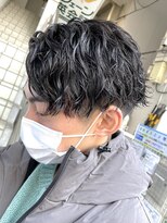 エリマ 調布(elima)&nbsp;ツイストスパイラル/センターパート/刈り上げツーブロック