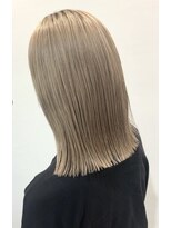 ロンドルーチェ 心斎橋(Lond luce)&nbsp;ダークアッシュ/ミディアムレイヤーカット［髪質改善/縮毛矯正］