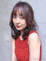 オーブ ヘアー ラフ 上大岡店(AUBE HAIR laff) 20代・30代_大人可愛い波ウェーブ