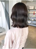 肩下まろやかグレージュ