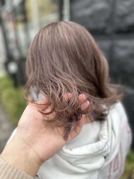 ジウ 上通り(JIU) 20代30代小顔ゆるふわグレージュ