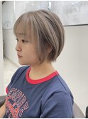 グレージュカラー×大人ショート【新村/PLAISIR/草加】