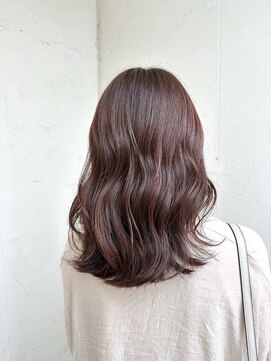 ジュエ ヘアー デザイン(Jue hair design) 秋感 ピンクブラウンカラー