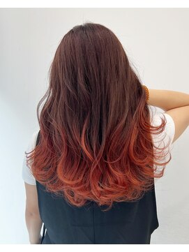 アライブ キチジョウジ(ALIVE Kichijoji) 【ALIVE吉祥寺】オレンジブラウングラデーションカラー