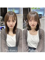ベルーナ(BELLUNA) 10代20代30代◎似合わせ 小顔 ワンカール 髪質改善 韓国　新宿