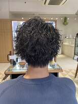 リボーン ビューティー リゾート 松戸店(re-born Beauty Resort) アッシュブラックベリーショートウルフカルマパーマ