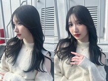 【韓国風ヘアに欠かせない！】似合わせ前髪カット、顔周りカット◎ 【横浜/横浜駅/韓国/韓国ヘア/学割】