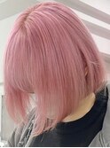ペールピンク☆[新宿駅/切りっぱなしボブ/エアリーロング]