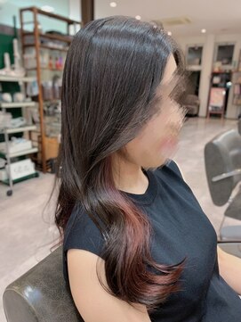 ヘアーメイク ジール 犬山本店(Hair Make Zeal) イヤリングカラー