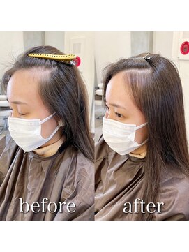 ソラ 表参道(SORA) 韓国発！チャンモリパーマ！うぶ毛を作る施術。
