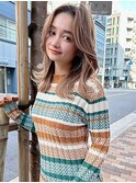 くびレイヤー×ミディハイトーンカラー