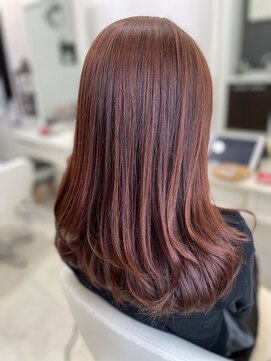 イム ヘアー デザイン(imu hair design) 毛先カール&カラー