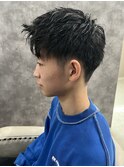 アップバングショート