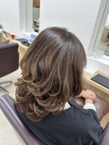 松本平太郎美容室 吉祥寺本店&nbsp;iNOAカラー×ハイライト　レイヤー/30代40代50代60代