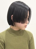 モリオフロムロンドン 松戸店(Morio from London)&nbsp;【モリオ松戸　石山】ダブルライン黒髪ボブぷつっとボブ前髪無し