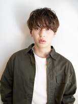 メンズヘアトーキョー(MEN'S HAIR TOKYO)&nbsp;無造作パーマ/マッシュ/ブラウン/ツーブロック