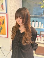 ヘアー アレス(hair ales) ウルフエクステ　馴染ませエクステ　エクステウルフ　レイヤー　