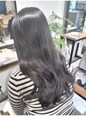 『透明感×ダークシアーグレージュ』