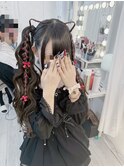 猫耳ツインテール