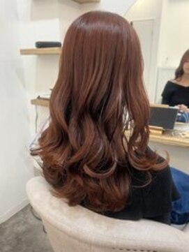 シア 春日部店(SHEER) ブリーチなしオレンジブラウン/SHEER春日部