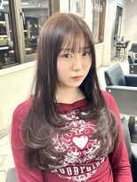 ヴェイン 渋谷(vain)&nbsp;イルミナカラーレイヤーカット顔まわりカット