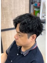 エッジ(EDGE)&nbsp;大分メンズ波巻きツイストスパイラルパーマ刈り上げショート