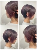 ☆ショートスタイルのイヤリングカラー