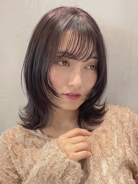 ロンド ボーイ 表参道(Lond BOY) くびれヘア顔周り韓国レイヤーカットくびれボブミディアム表参道