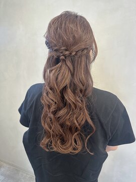 ラトリエコンタン(L´atelier Content) 【shima】お呼ばれハーフアップ/セットアップ/ヘアアレンジ