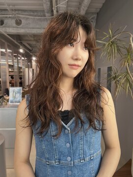 ユルクメゾンシティ 名古屋(JURK MAISON CITY) 【mai style】ロングパーマ Aラインロング　ニュアンスパーマ