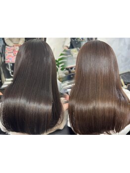 手触り、艶、質感。美髪の三大要素を叶え、柔らかい美髪に導く髪質改善トリートメント