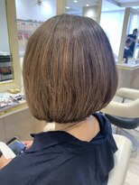 アッシュ 仙川店(Ash)&nbsp;30代40代50代60代絶壁解消前髪あり小顔前下がり丸みショートボブ