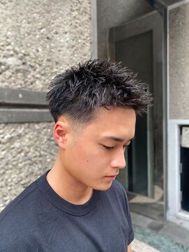 アイリーヘアデザイン(IRIE HAIR DESIGN) 【IRIE HAIR福岡】スパイキーショート×テーパーフェード