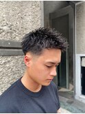 【IRIE HAIR福岡】スパイキーショート×テーパーフェード