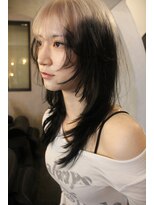 オルン(ORGN.)&nbsp;【ORGN.】デザインカラー/ウルフカット/ブリーチ/大須/矢場町