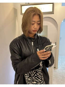 アンジェリカラボ 高田店(ANGELICA LABO) 【ANGELICA LABO 高田店 店長 市川誠人】ミルクティーベージュ