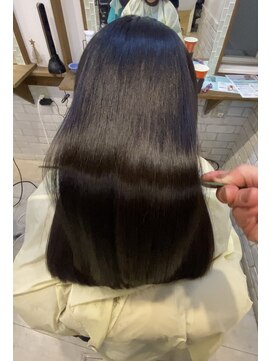 縮毛矯正×髪質改善トリートメント×linkトリートメント