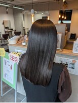 エルドバイレガーレ(L°C by Legare/a)&nbsp;質ストレート×ダークブラウン