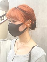 コイ(coii) ハイトーンカラー/オレンジベージュ/浴衣ヘアアレンジ