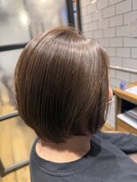 サンカリ SANKARI 船木店&nbsp;乾かすだけで自然にまとまる、丸みシルエットの大人ボブ