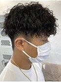 秋田メンズカットメンズパーマ波巻きスパイラルパーマツイスパ
