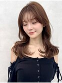 くびれヘア×アッシュベージュ